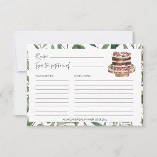 Dulces de verde pasteles de novia Ducha Tarjetas d