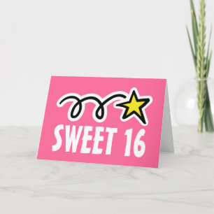Dulces Dieciséis (16) Tarjetas de cumpleaños