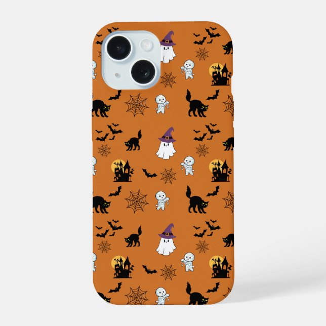 Dulces Fantasmas Gatos Murciélagos Halloween   (Reverso )