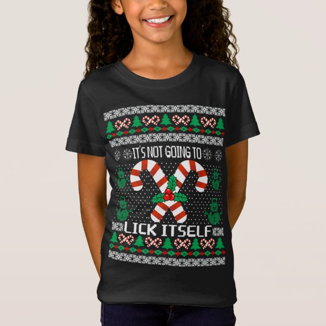 Dulces Navidades UGLY Sweater No se va a cazar (Anverso)