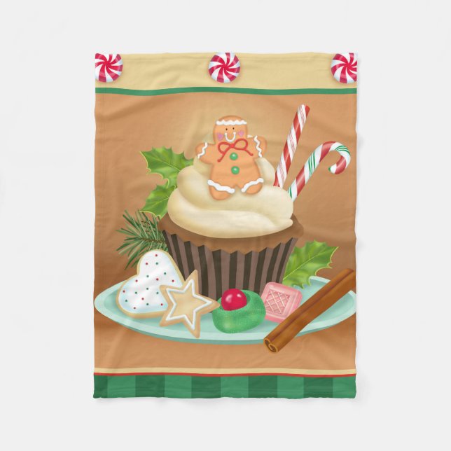 Dulces para la manta del navidad (Anverso)