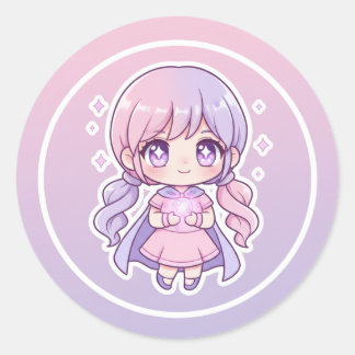 Dulces pegatinas kawaii