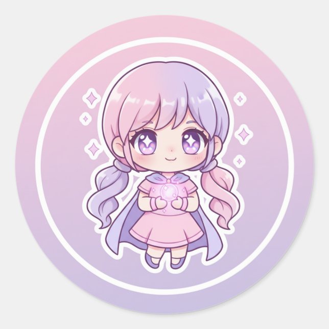 Dulces pegatinas kawaii (Anverso)