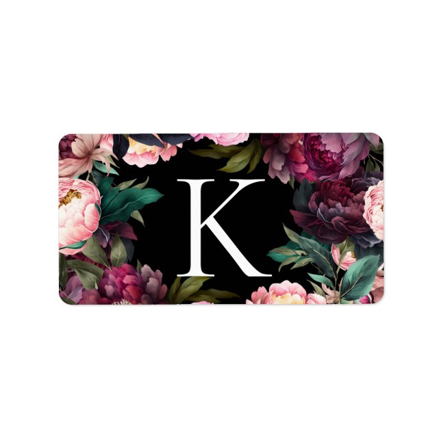 Dulces personajes con etiquetas iniciales negras (Frente)