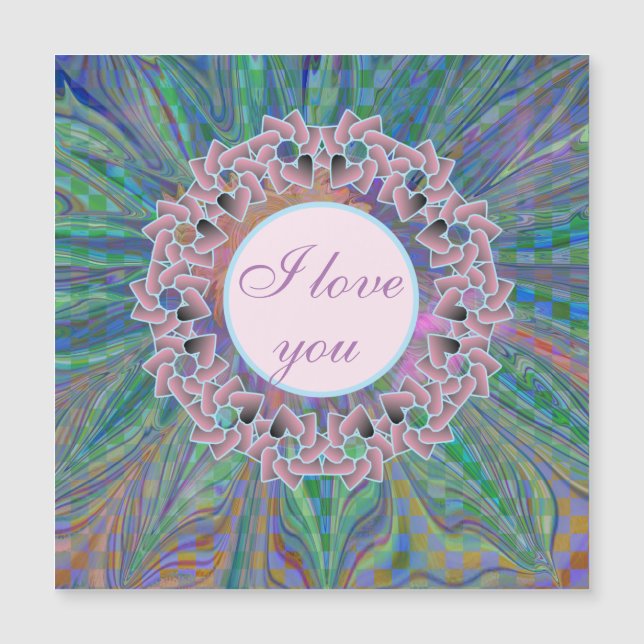 Dulces regalos y favorece el diseño floral (Anverso)