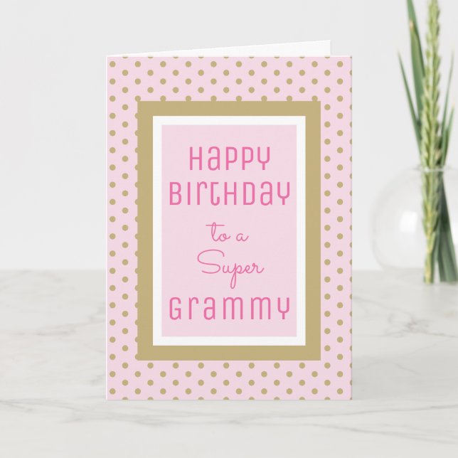 ¡Dulces sentimientos! Tarjeta de cumpleaños Super  (Anverso)