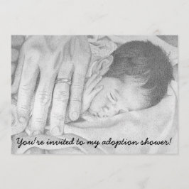 Dulces sueños bebé, invitación a duchas de adopció