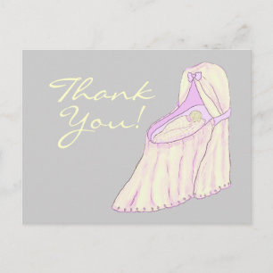 Dulces sueños Bebé Postales de Gracias