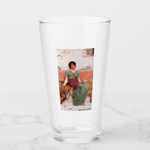 Dulces sueños (bella mujer romana en piel de tigre
