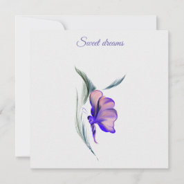 Dulces tarjetas de felicitación de sueños