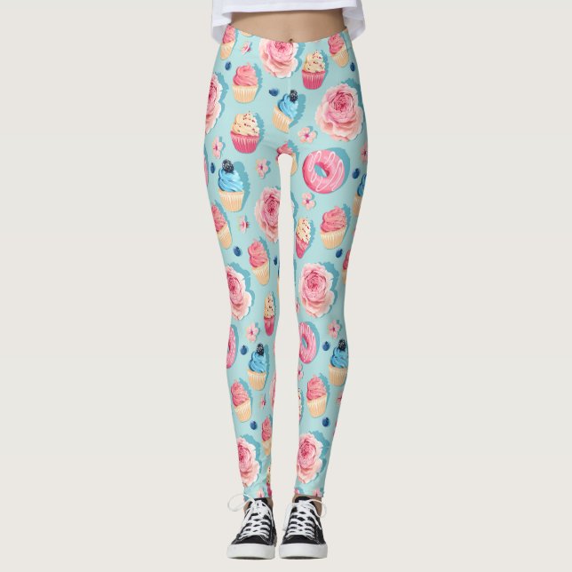 Dulces tratamientos Leggings (Anverso)