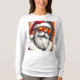 Dulces y camisetas de las mujeres de Santa Claus