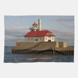 Duluth Harbour South Pierhead Toalla de cocina lig