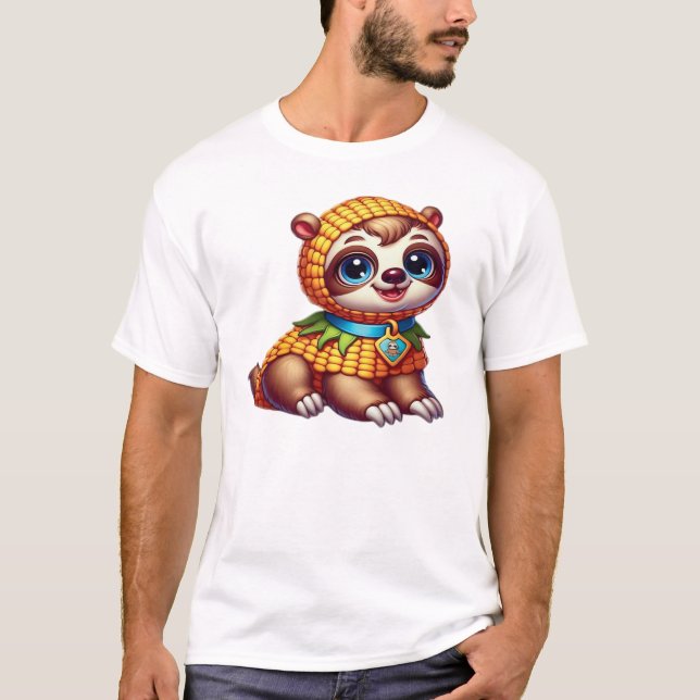 Dulzura Empalagosa Camiseta Extragrande de Perezos (Anverso)