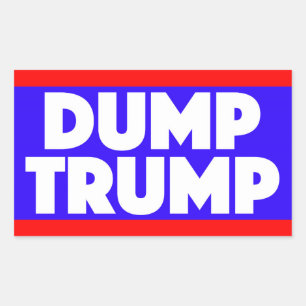 Dump Trump Pegatina