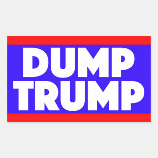 Dump Trump Pegatina