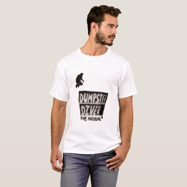 Dumpster Diver la camiseta musical™ para hombres (Anverso completo)