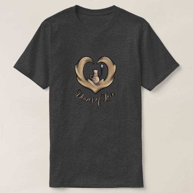 Dunas de una camiseta de amor (Diseño del anverso)