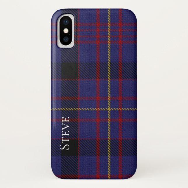 Dundonald Tartan Plaid Funda para iPhone X (Reverso)