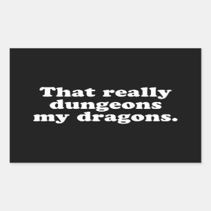 Dungeons My Dragons Pegatina