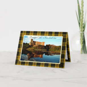 Dunvegan Castle MacLeod Clan tarjeta de felicitaci