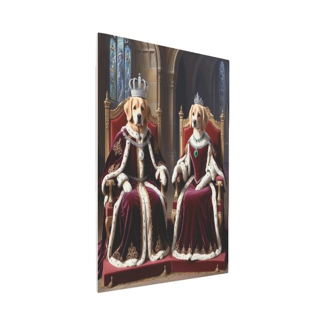 Dúo real de perro rey real y arte canino reina (3/4)