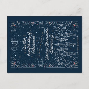 DUODÉCIMO DÍA DE NAVIDAD / Tarjeta Postal de Navid