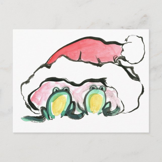 Duplicación de Frong del navidad - Sumi-e (Anverso)