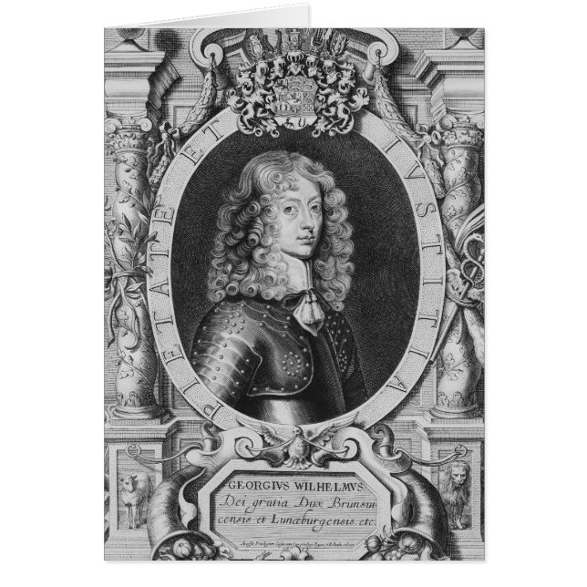 Duque de George Guillermo de Brunswick-Luneberg (Frente)