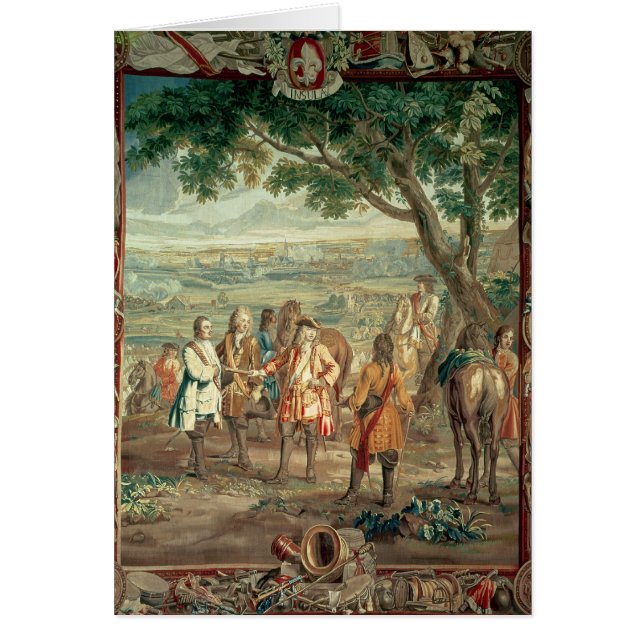 Duque de Marlborough en la caída de Lille en (Frente)