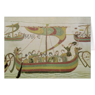 Duque Guillermo de Normandía cruza el mar