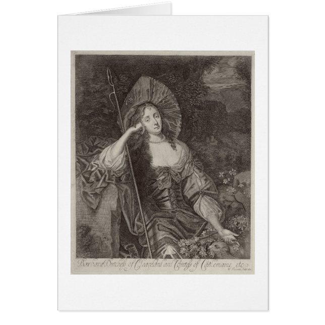 Duquesa de Barbara de Cleaveland (1641-1709) como (Frente)