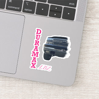 Duramax LBZ Pegatina de Camión Negro con rayas ros