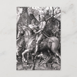 Durer la muerte de caballero y las invitaciones de