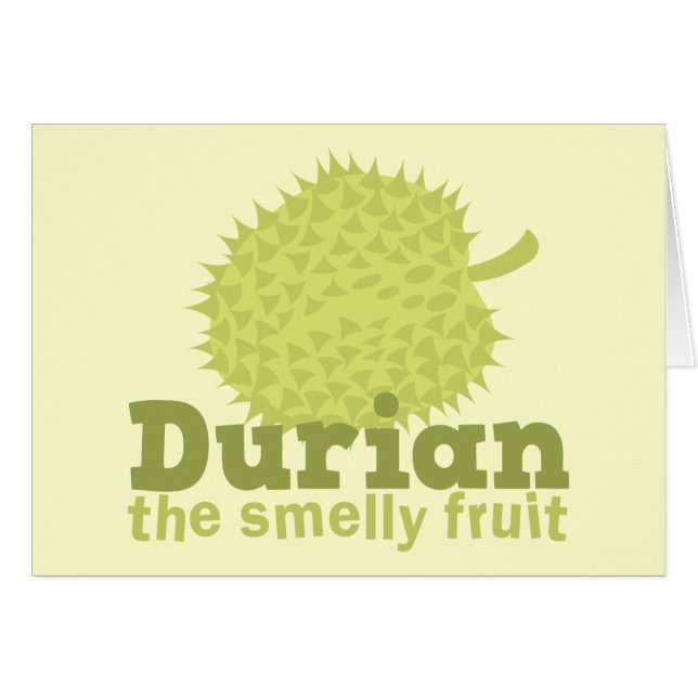 Durian la fruta hedionda (de Asia sudoriental) (Anverso (Horizontal))