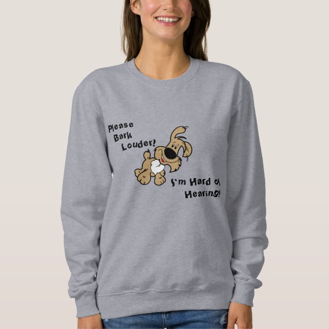 Duro de oír sudadera (Anverso)