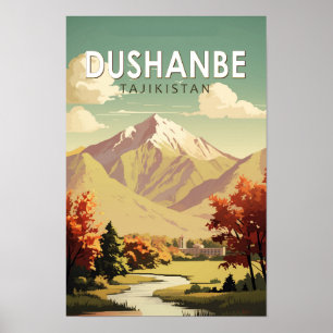 Dushanbe Tayikistán Viaje Arte Vintage