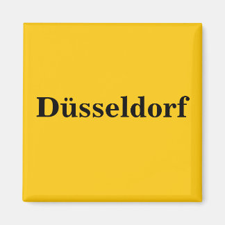Düsseldorf escudo oro - Gleb imán -