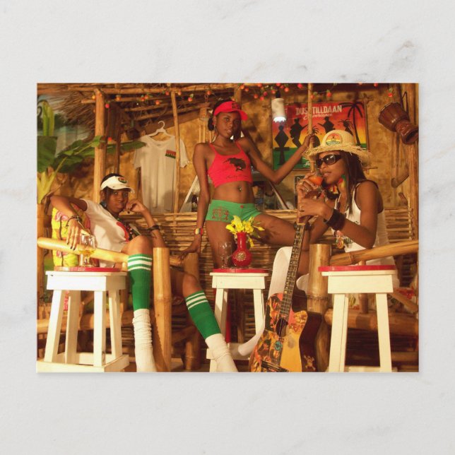 Dusstilldaan caribbean reggea bar postal (Anverso)