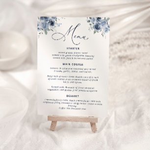 Duste Blue Bridal Shower Menú