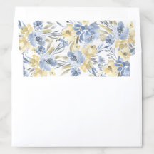 Duste Blue Butter amarillo acuarela floral