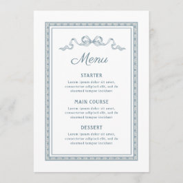 Duste Blue Greek Frame Menu