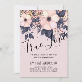 Duste Boda floral azul rosa