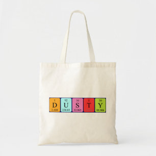Duste nombre de tabla periódica de la bolsa