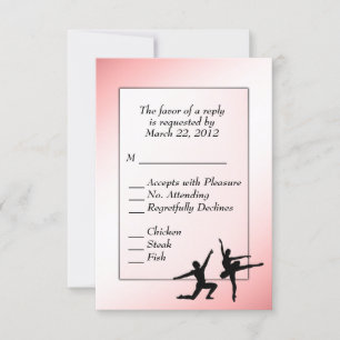 Duste Rosa ballet Dance RSVP con opción de menú
