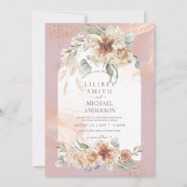 Duste Rosa Floral Pampas Grass REHEARSAL DINNER