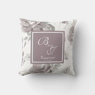 Dusto rosa almohada de lanzamiento rosa