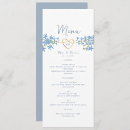 Dusty Blue Boda Menu