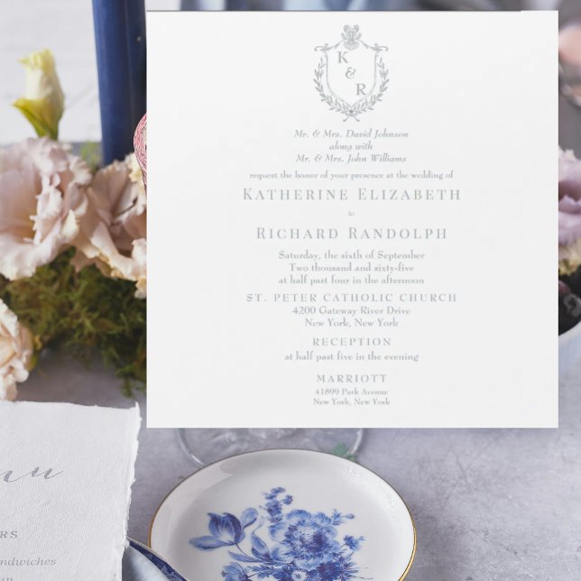 Dusty Blue Church 2 Venue Square Wedding Magnet   (Subido por el creador)