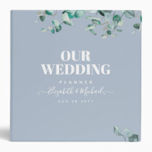 Dusty Blue Eucalyptus Greenery BODA Planning